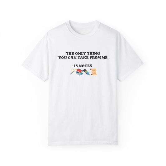 T-Shirt Notes