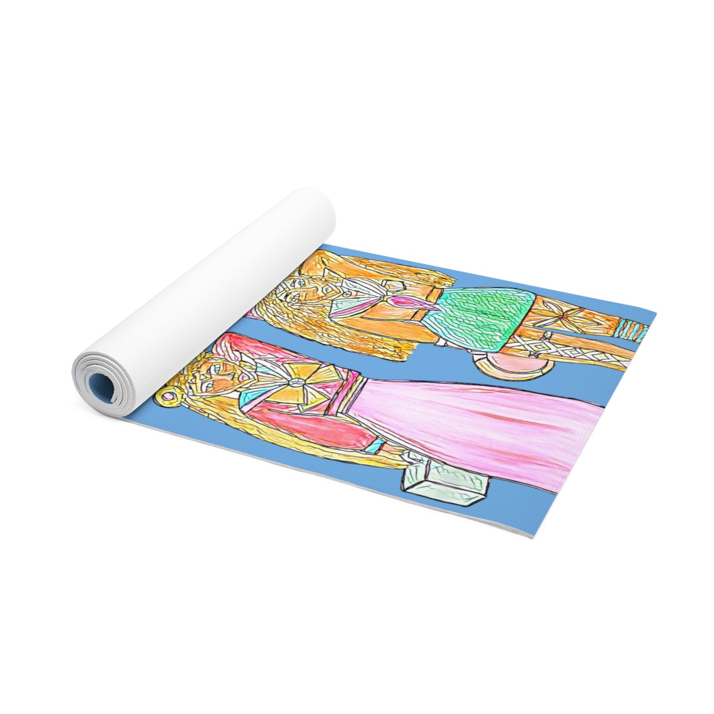 Yoga Mat Sailor Moon & Sailor Venus [Aqua]