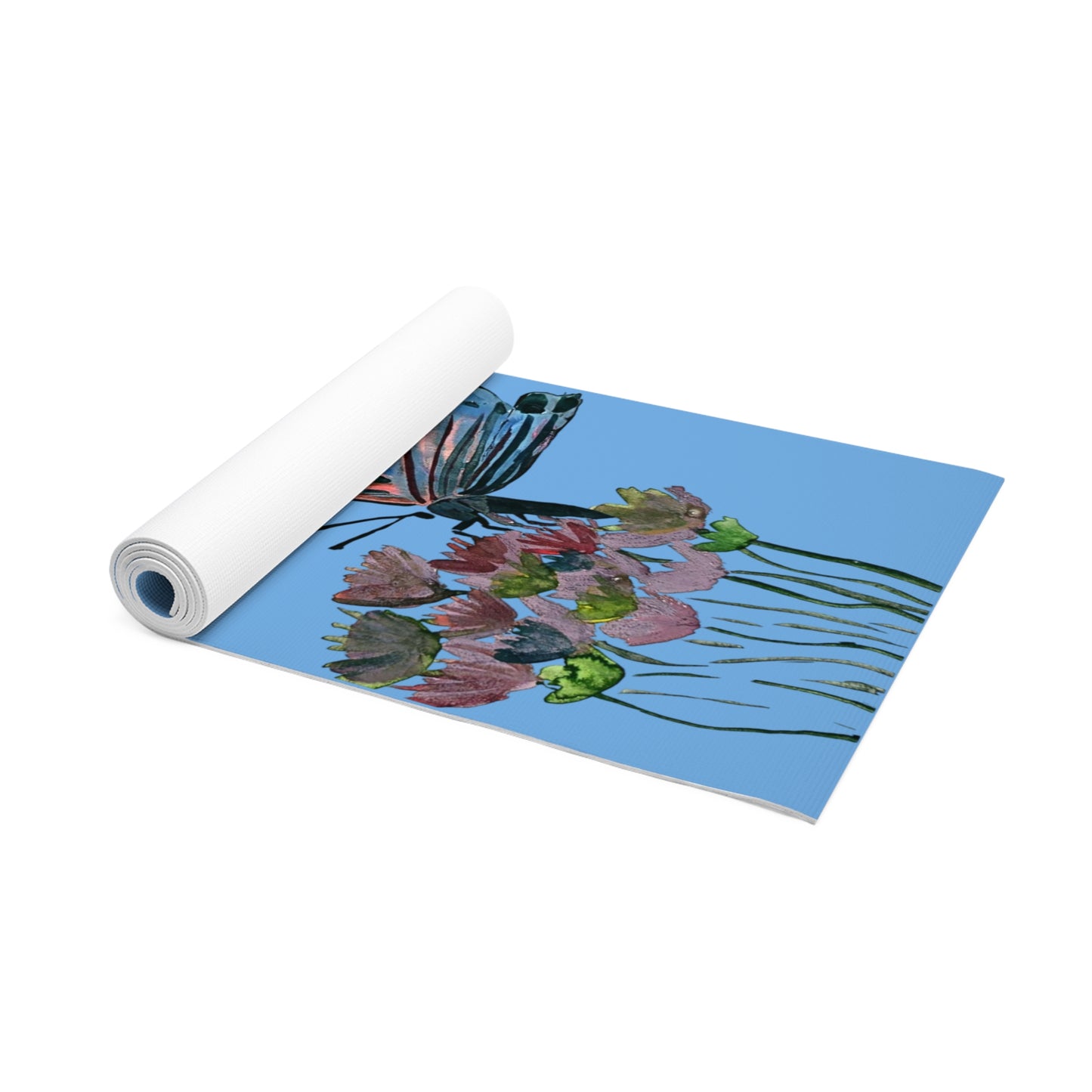 Yoga Mat Butterfly [Aqua]