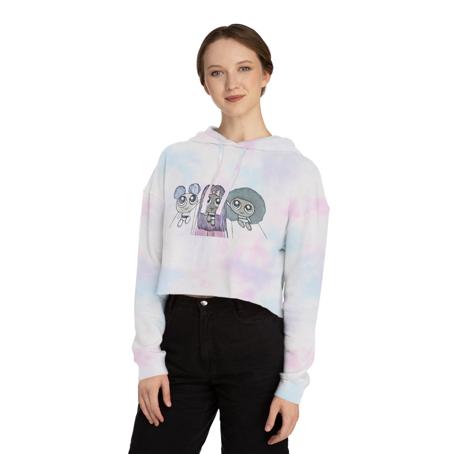 Cropped Hoodie Powerpuff Girls
