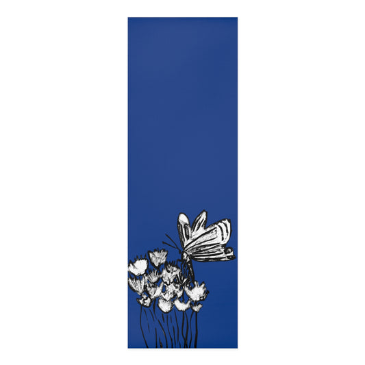 Yoga Mat Butterfly [Blue]