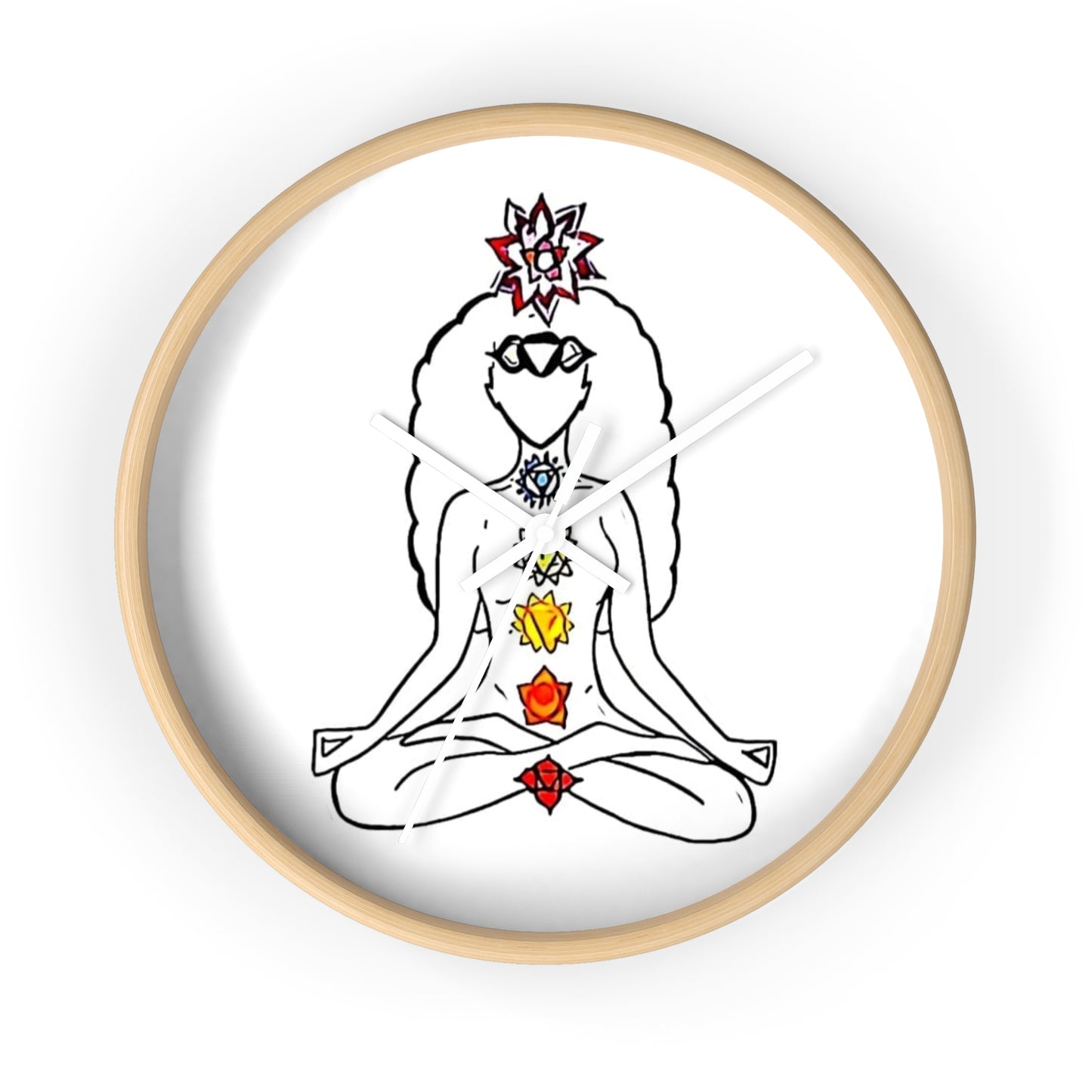 Wall Clock Chakras