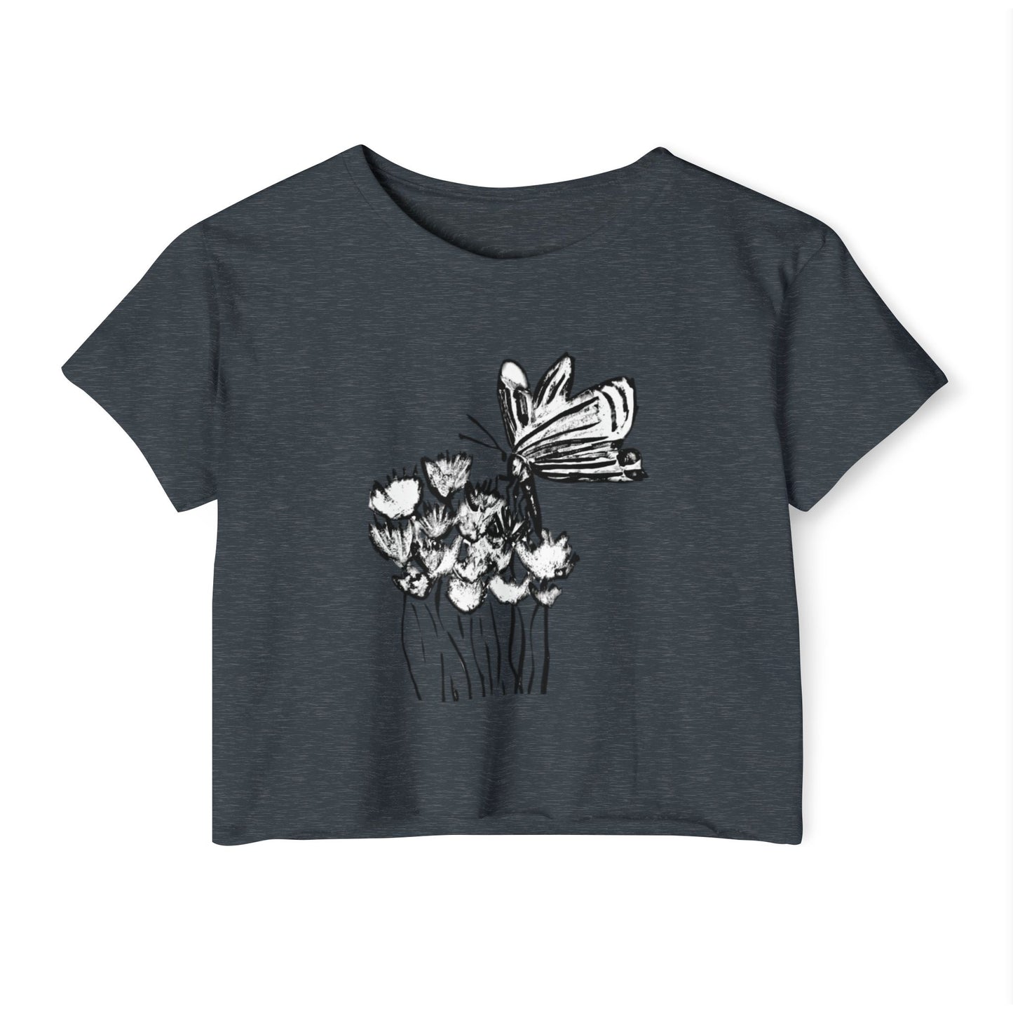 Croptop Butterfly