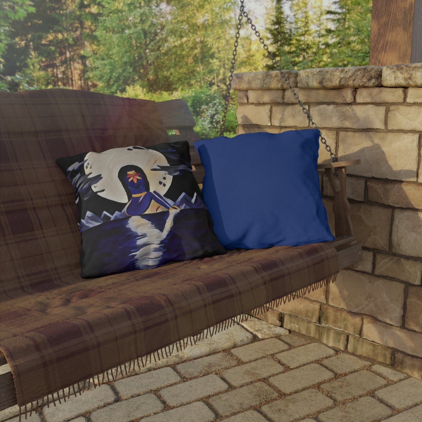 Outdoor Pillow Moon Fae