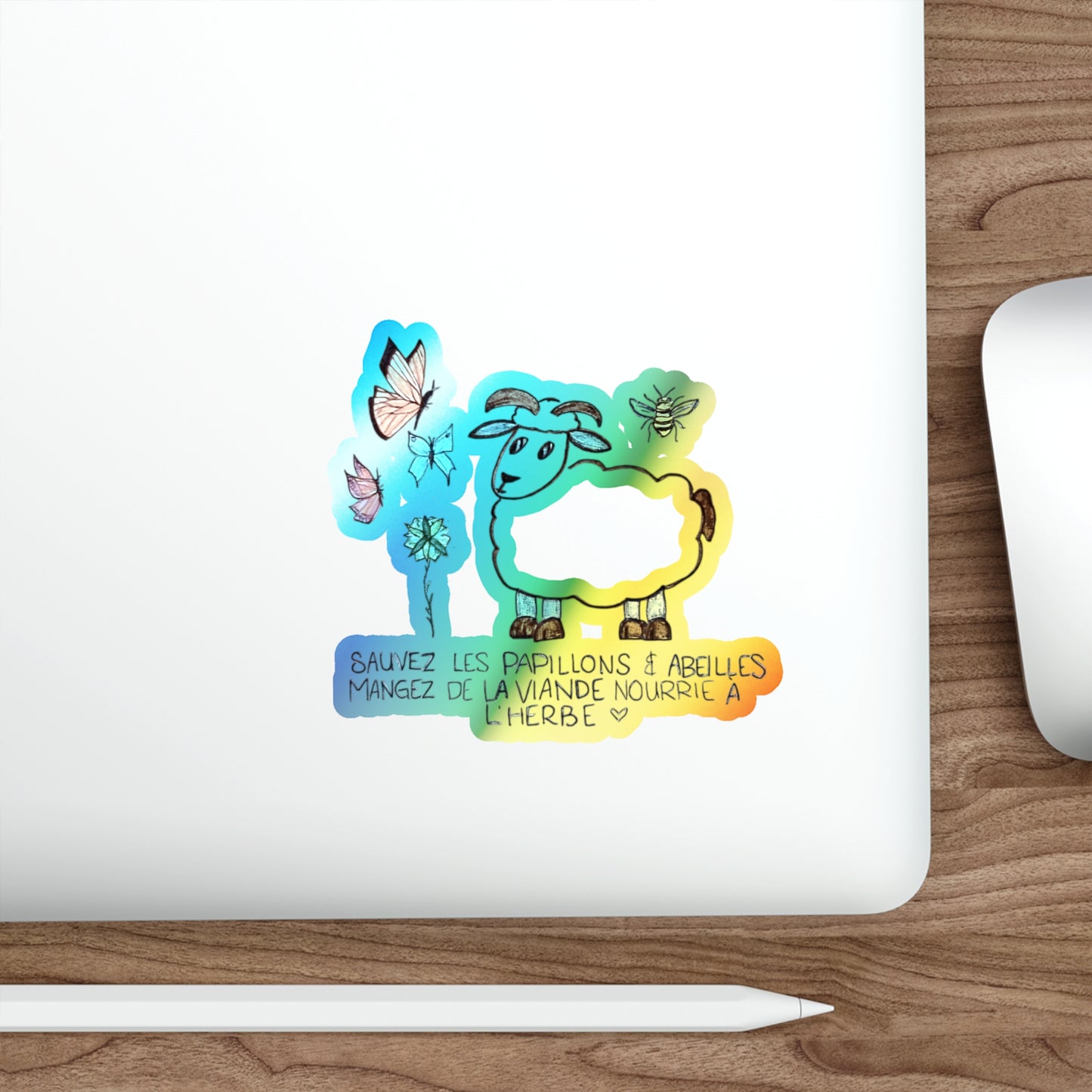 Holographic Nature Sticker