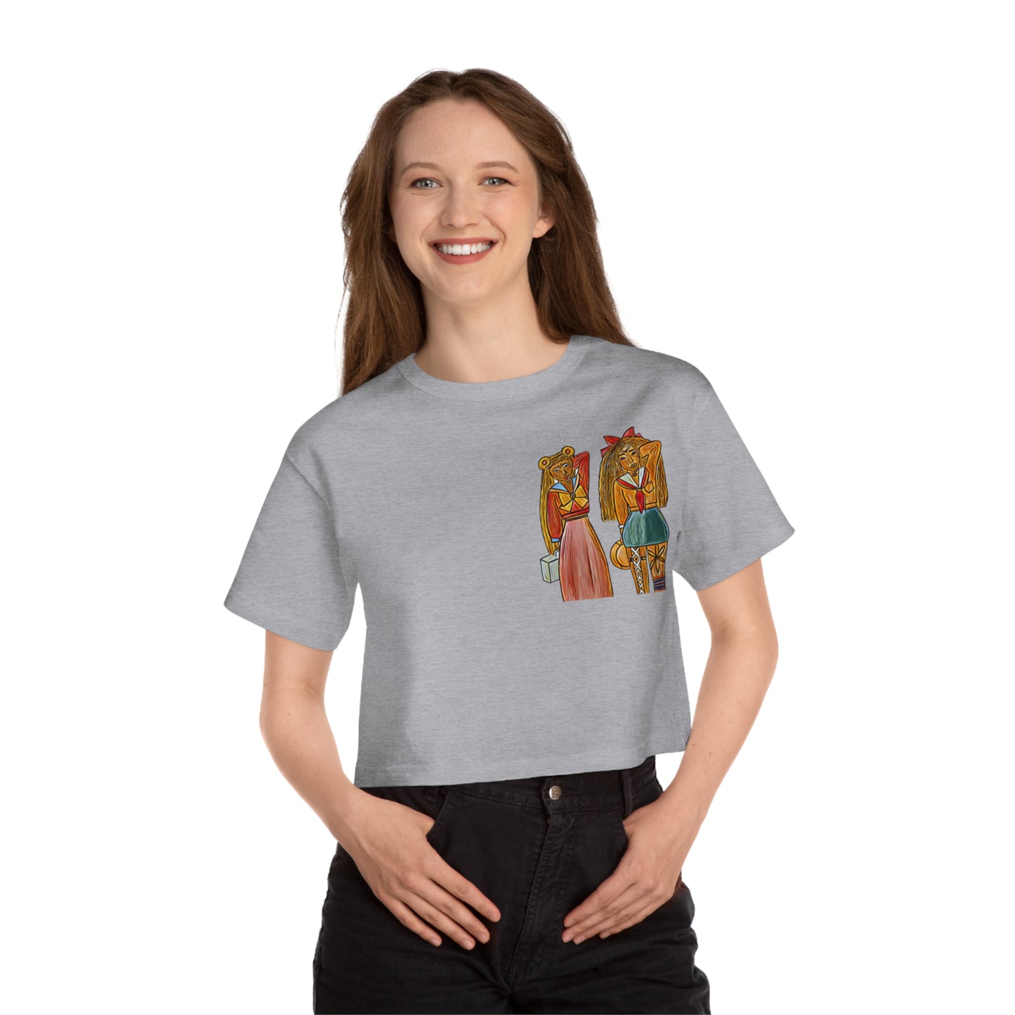 Champion Sailor Moon & Sailor Venus Croptop