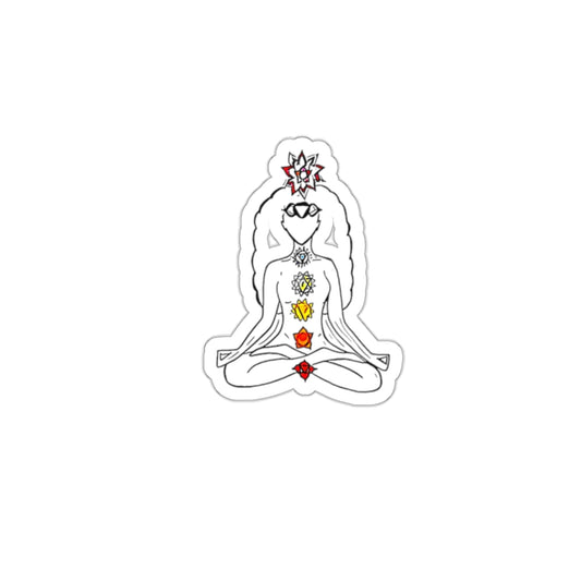 Kiss-Cut Chakras Sticker