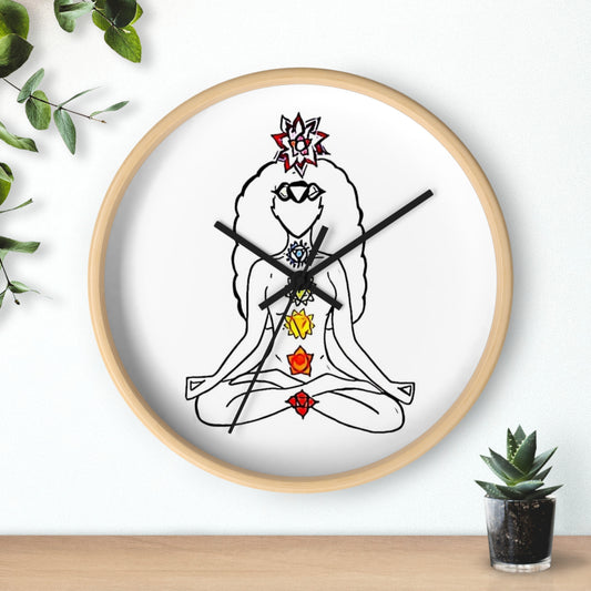 Wall Clock Chakras
