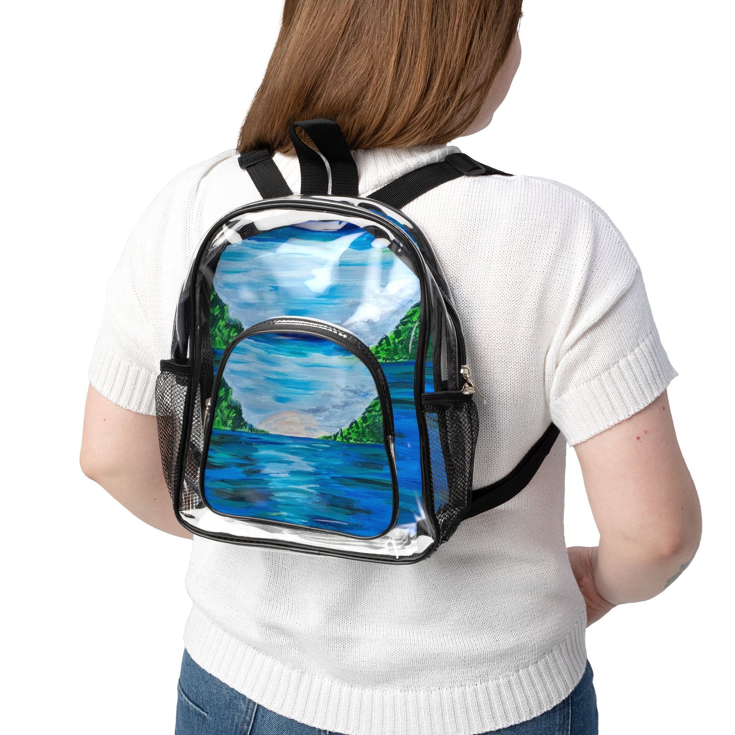 See-through Blueprints Bag