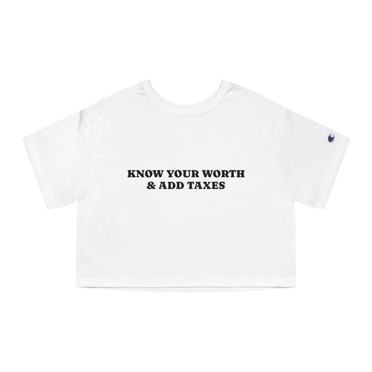 Champion Know Your Worth Croptop