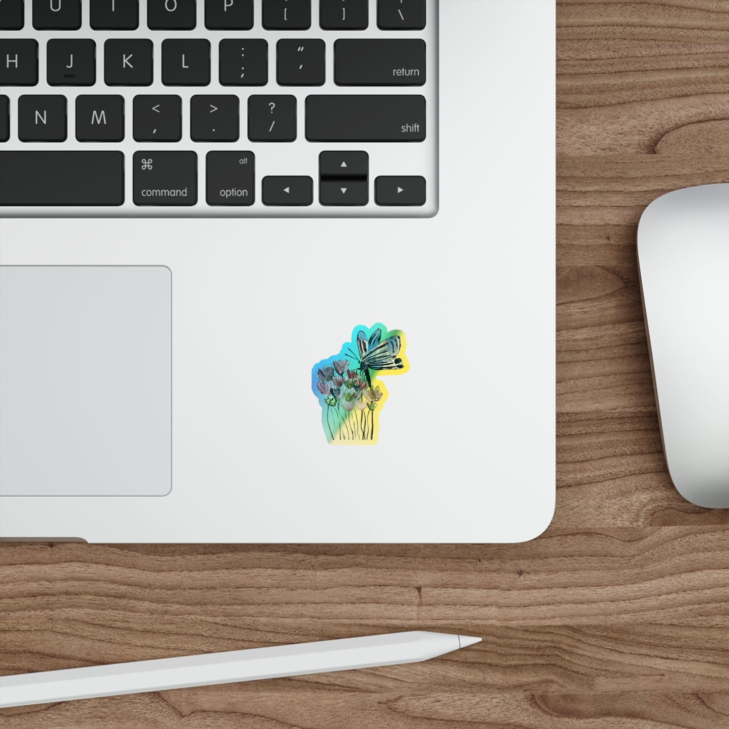 Holographic Butterfly Sticker