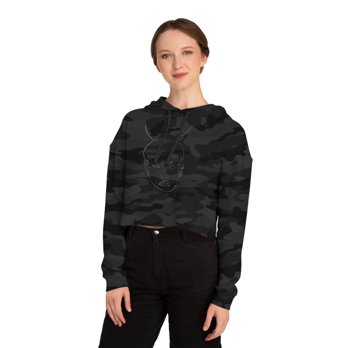 Cropped Huh Hoodie