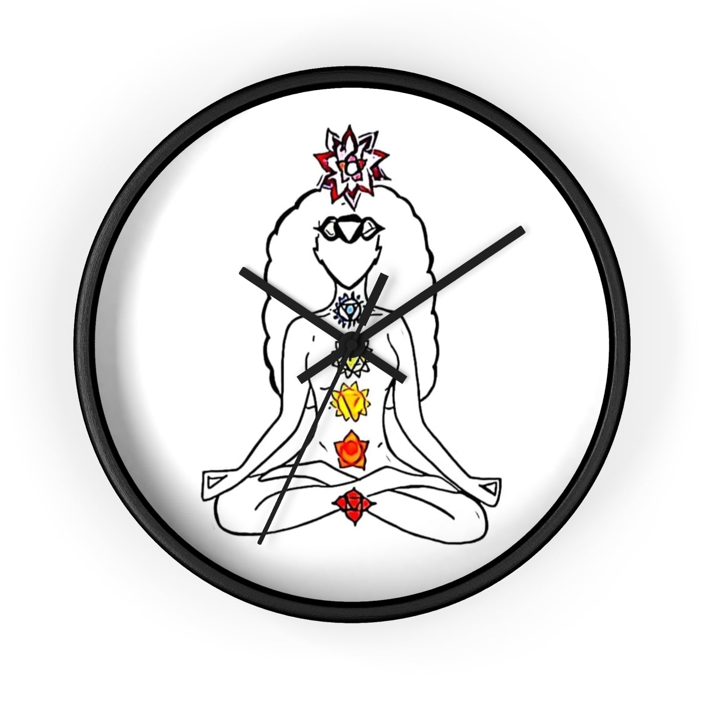Wall Clock Chakras