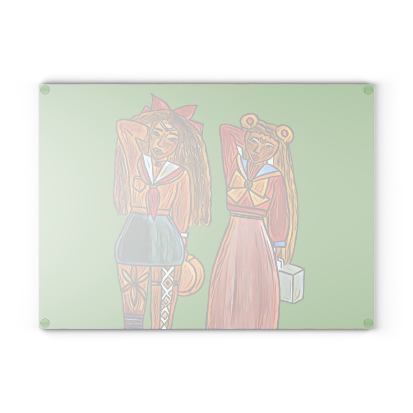 Cutting Board Sailor Moon & Sailor Venus