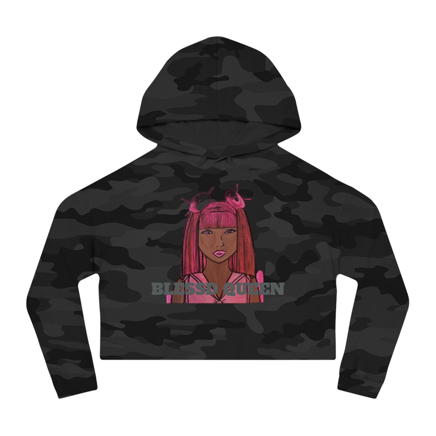 Cropped Sailor Queen x Blessed Hoodie