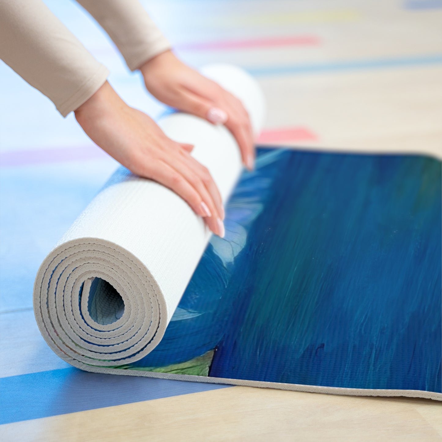 Yoga Mat Alignment Goddess