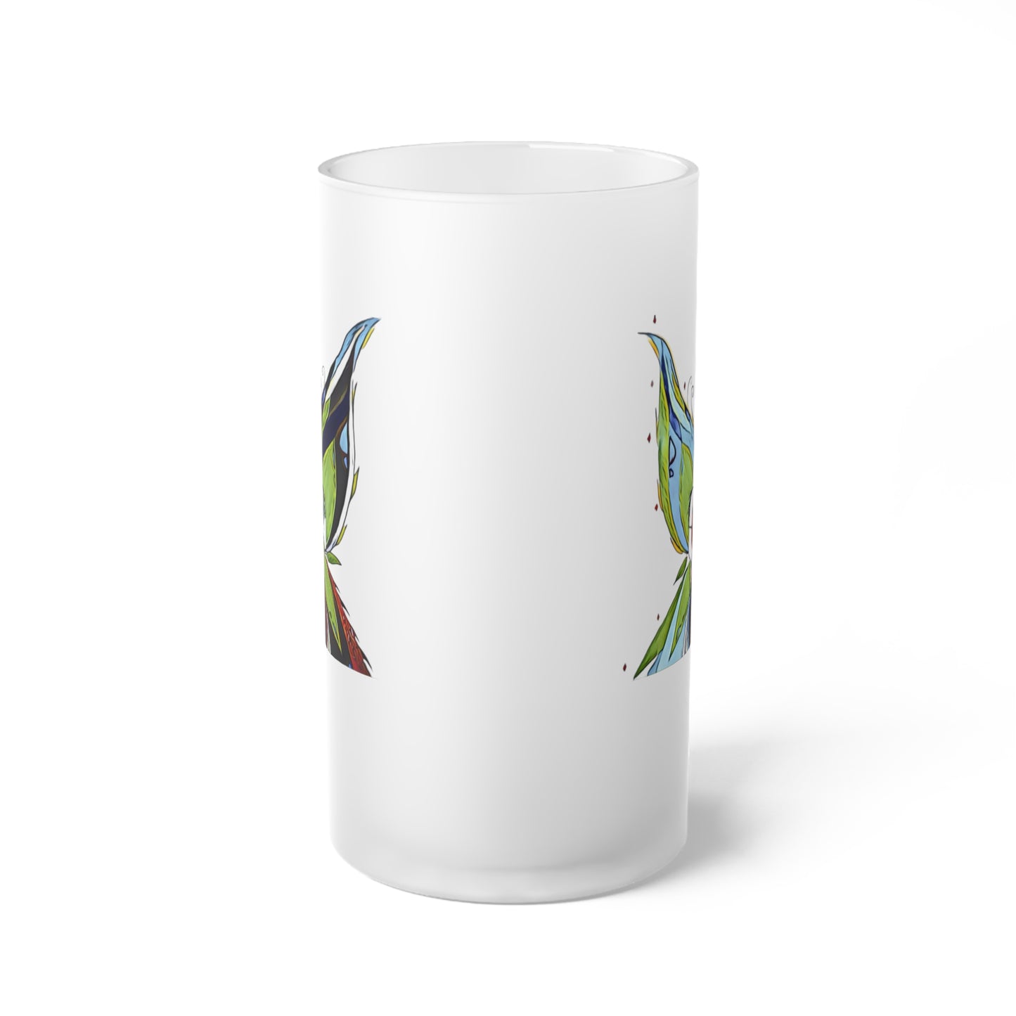 Frosted Glass Mug [16oz] Fairy