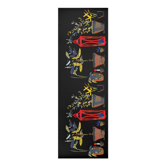 Yoga Mat Plants [Black]