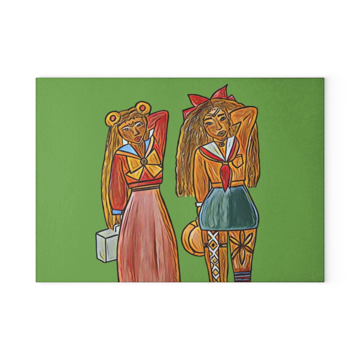 Cutting Board Sailor Moon & Sailor Venus