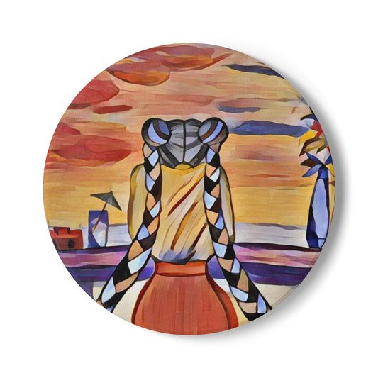 Alignment Ceramic Coaster