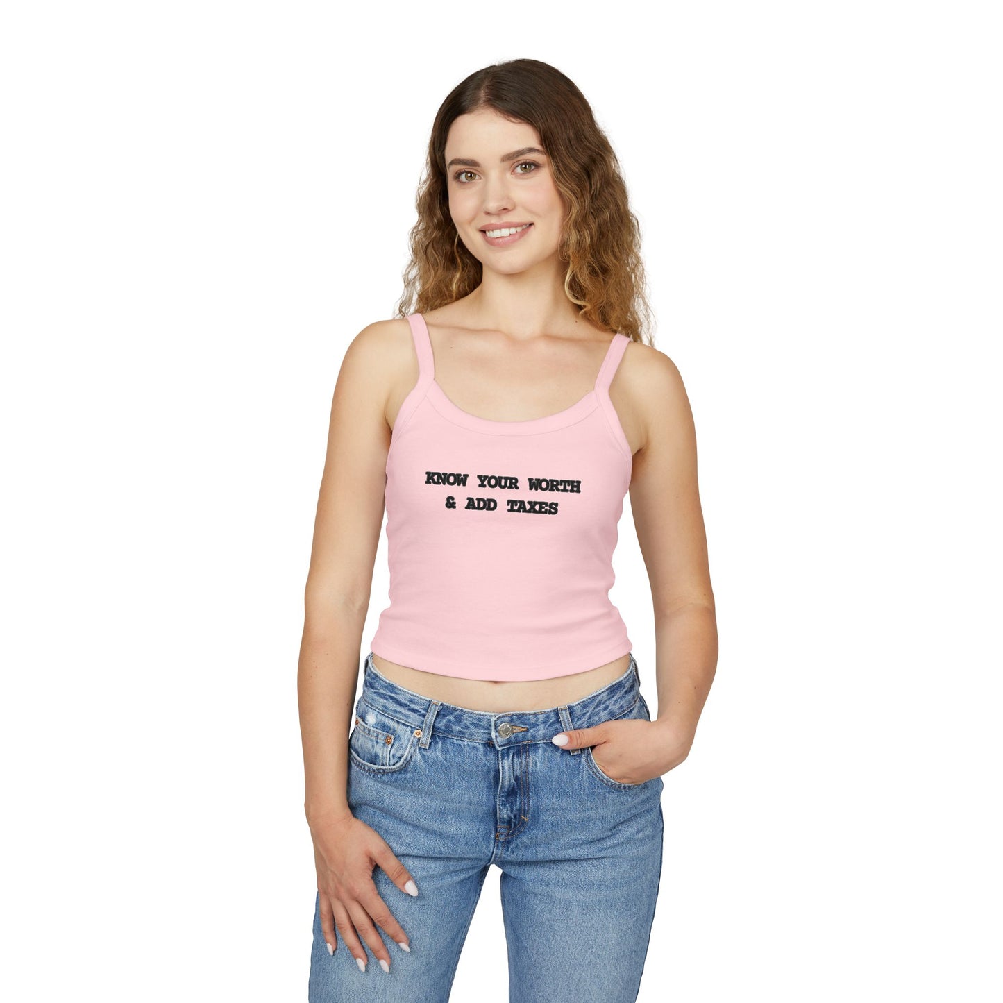 Tank Top Know Your Worth [Straps]