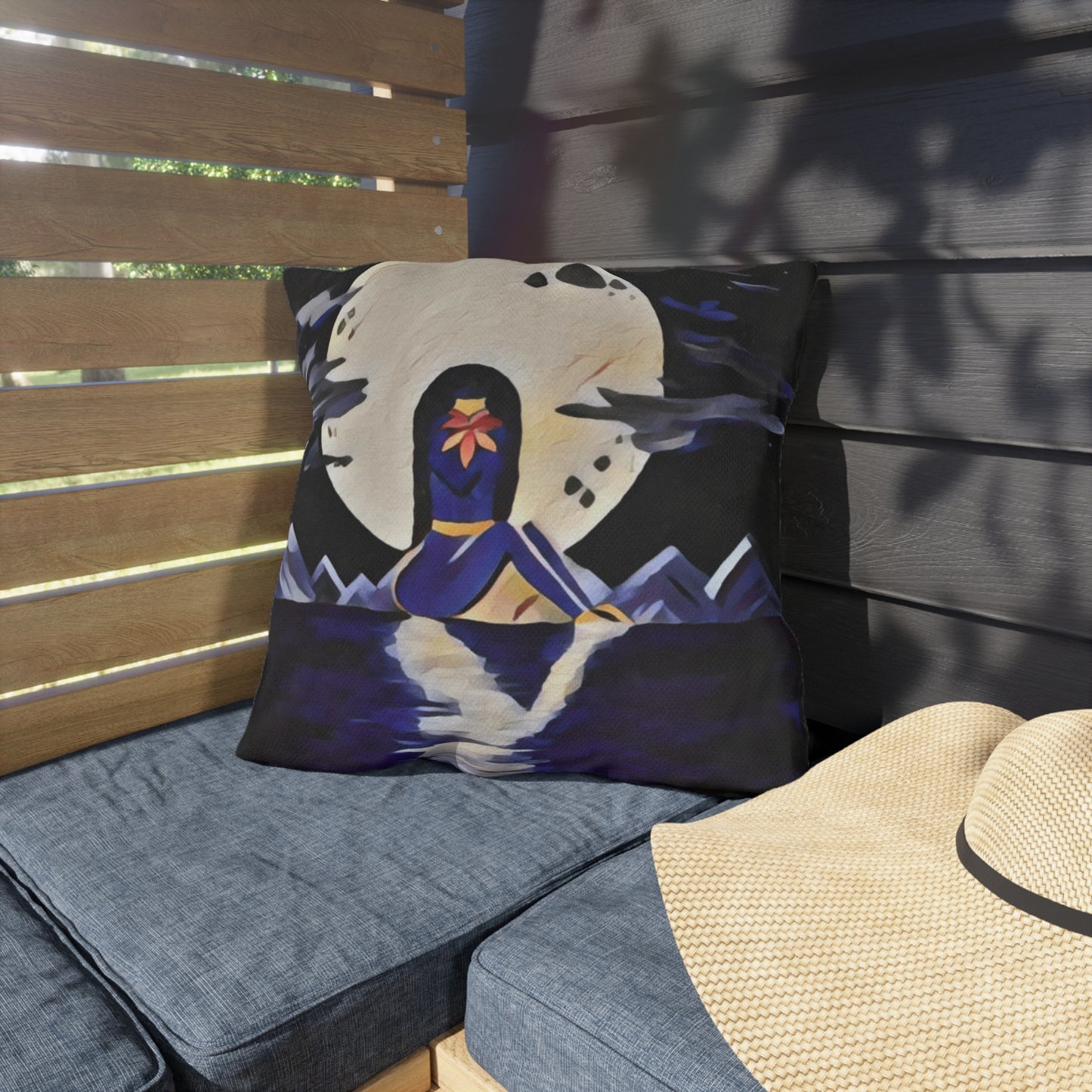 Outdoor Pillow Moon Fae