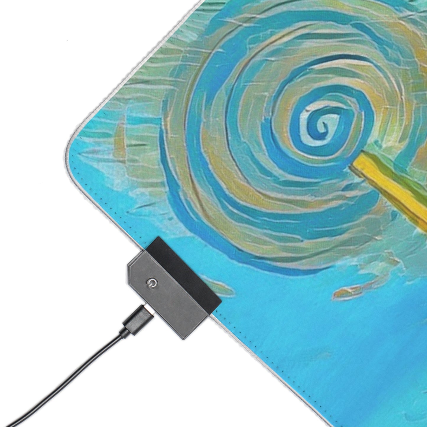 LED Gaming Healing Angel Mouse Pad - Desk Mat