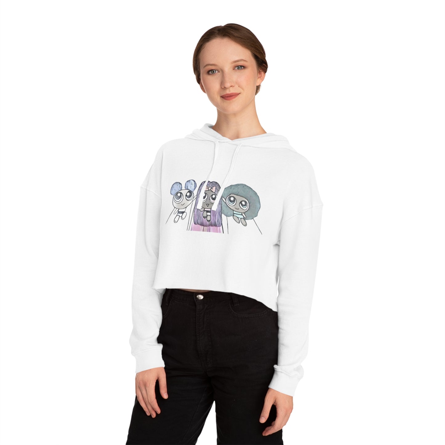 Cropped Hoodie Powerpuff Girls