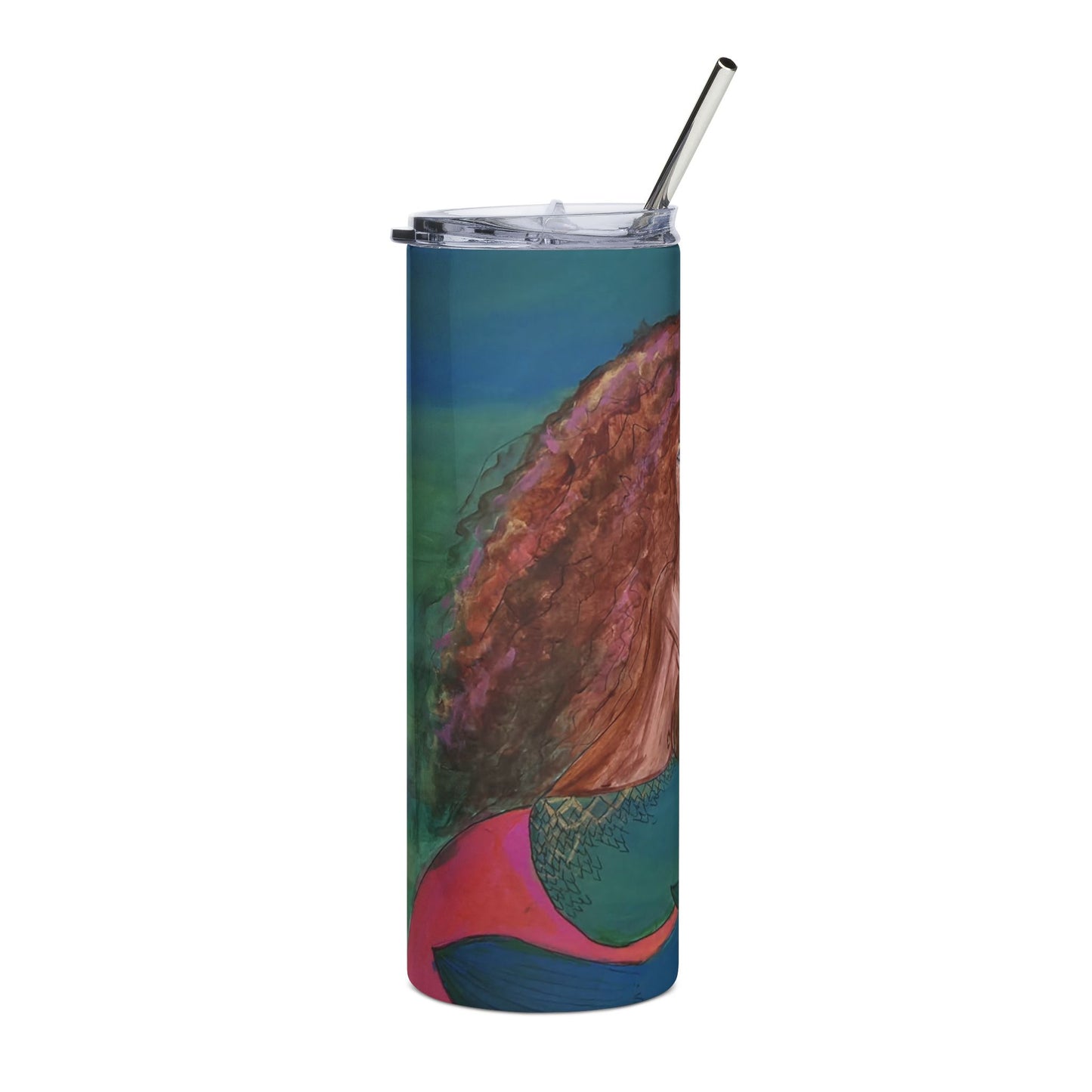 Stainless Ariel Steel Tumbler (20oz)