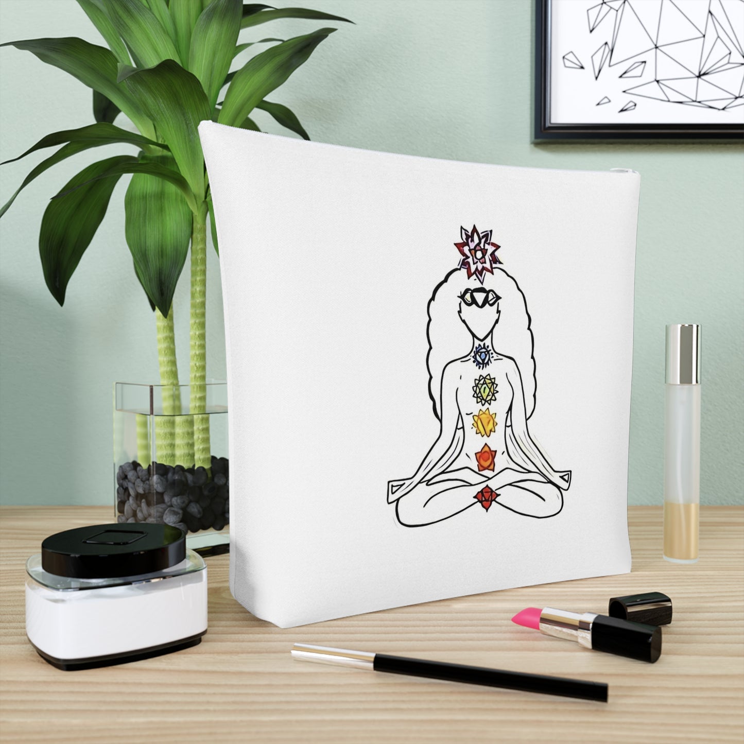 Cosmetic Bag Chakras [White]