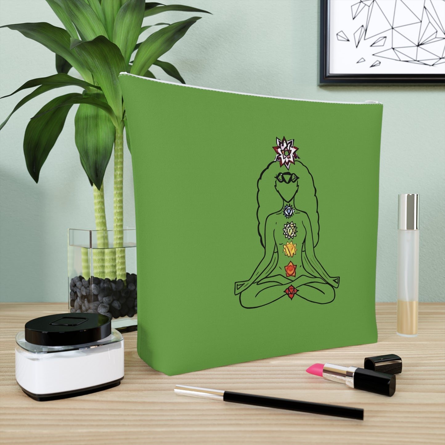 Cosmetic Bag Chakras [Green]