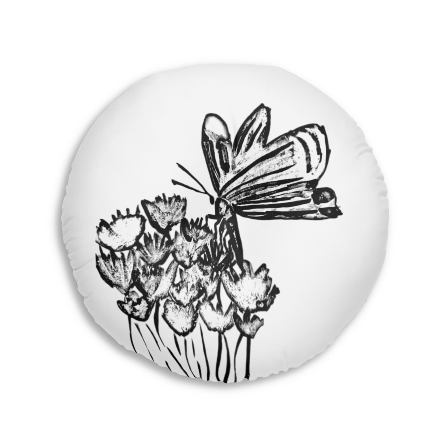 Floor Pillow Butterfly [Round]