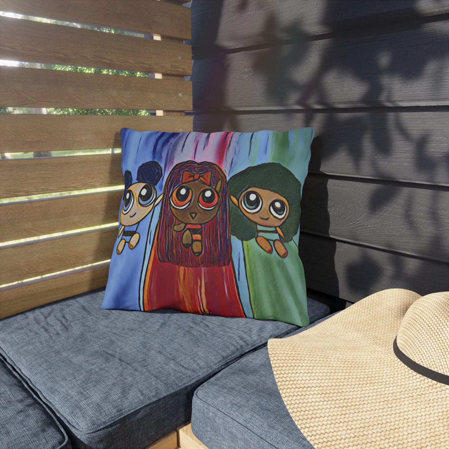 Outdoor Pillows Powerpuff Girls