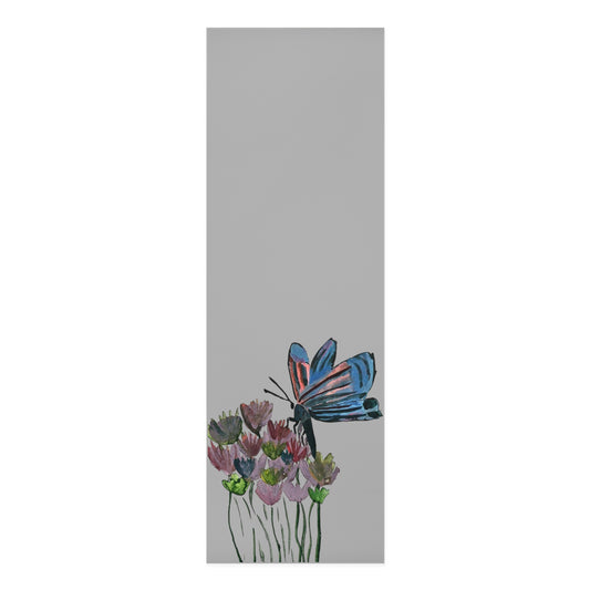 Yoga Mat Butterfly [Grey]