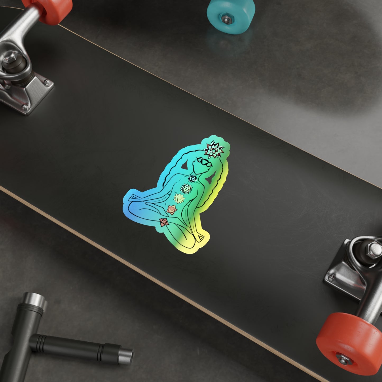 Holographic Chakras Sticker