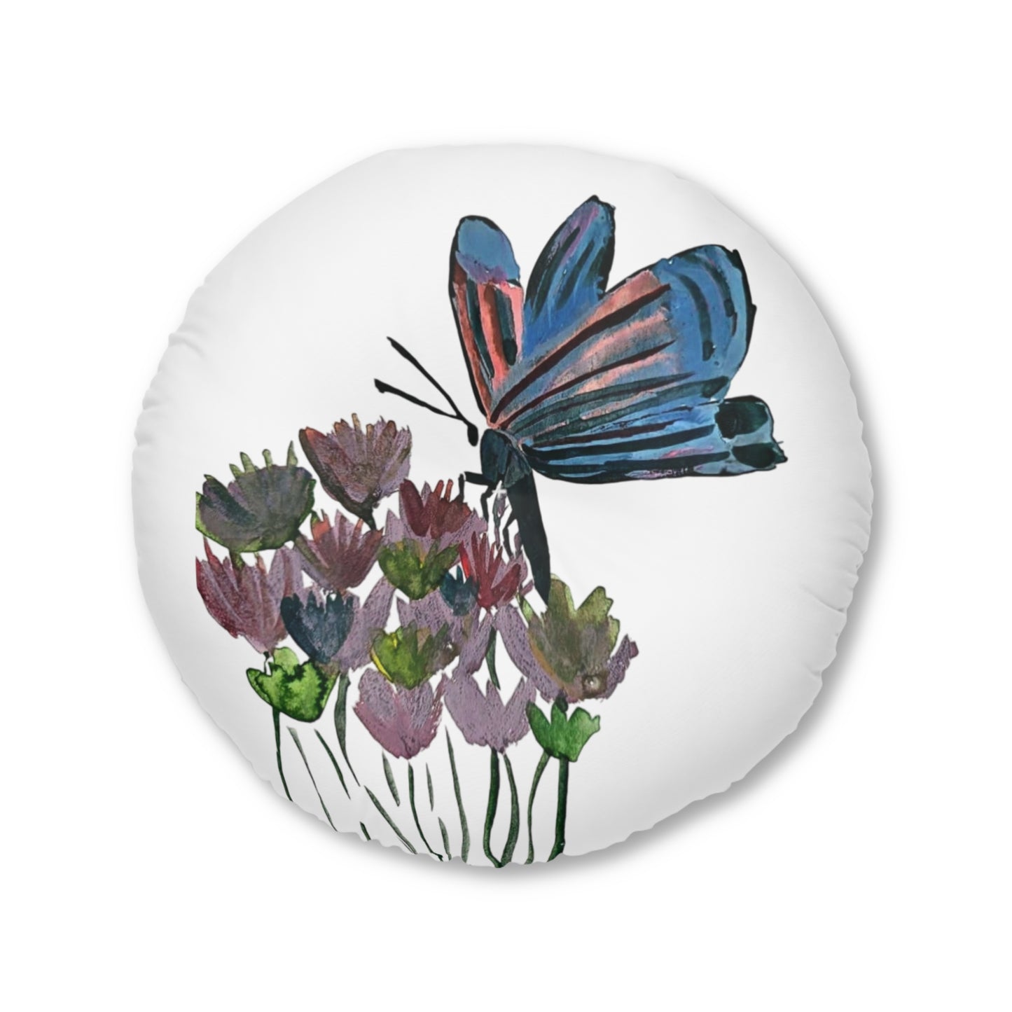 Floor Pillow Butterfly [Round]