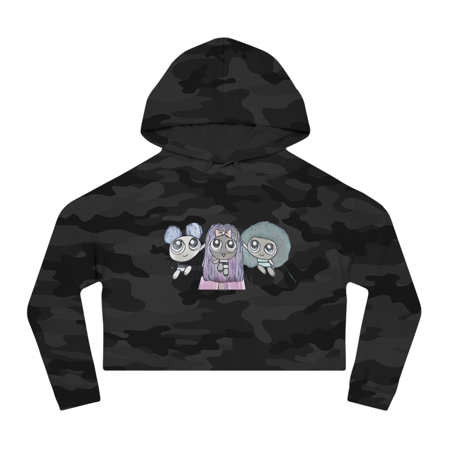 Cropped Hoodie Powerpuff Girls