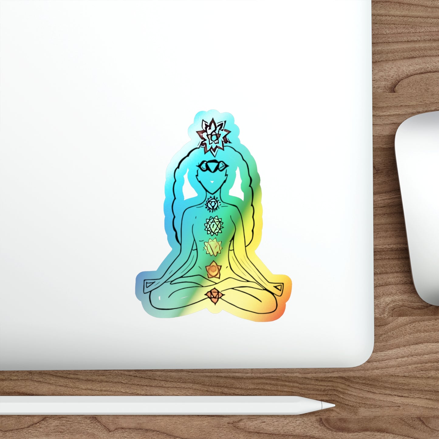 Holographic Chakras Sticker