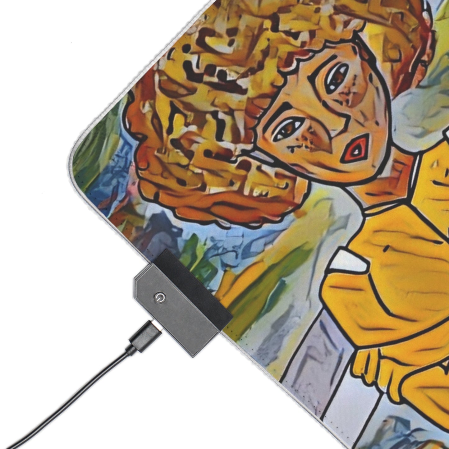 LED Gaming Bgirls Mouse Pad - Desk Mat