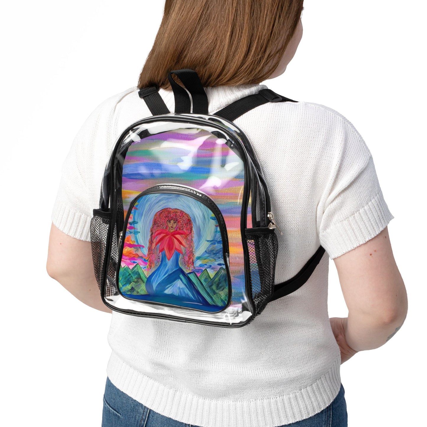 See-through Alignment Goddess Bag