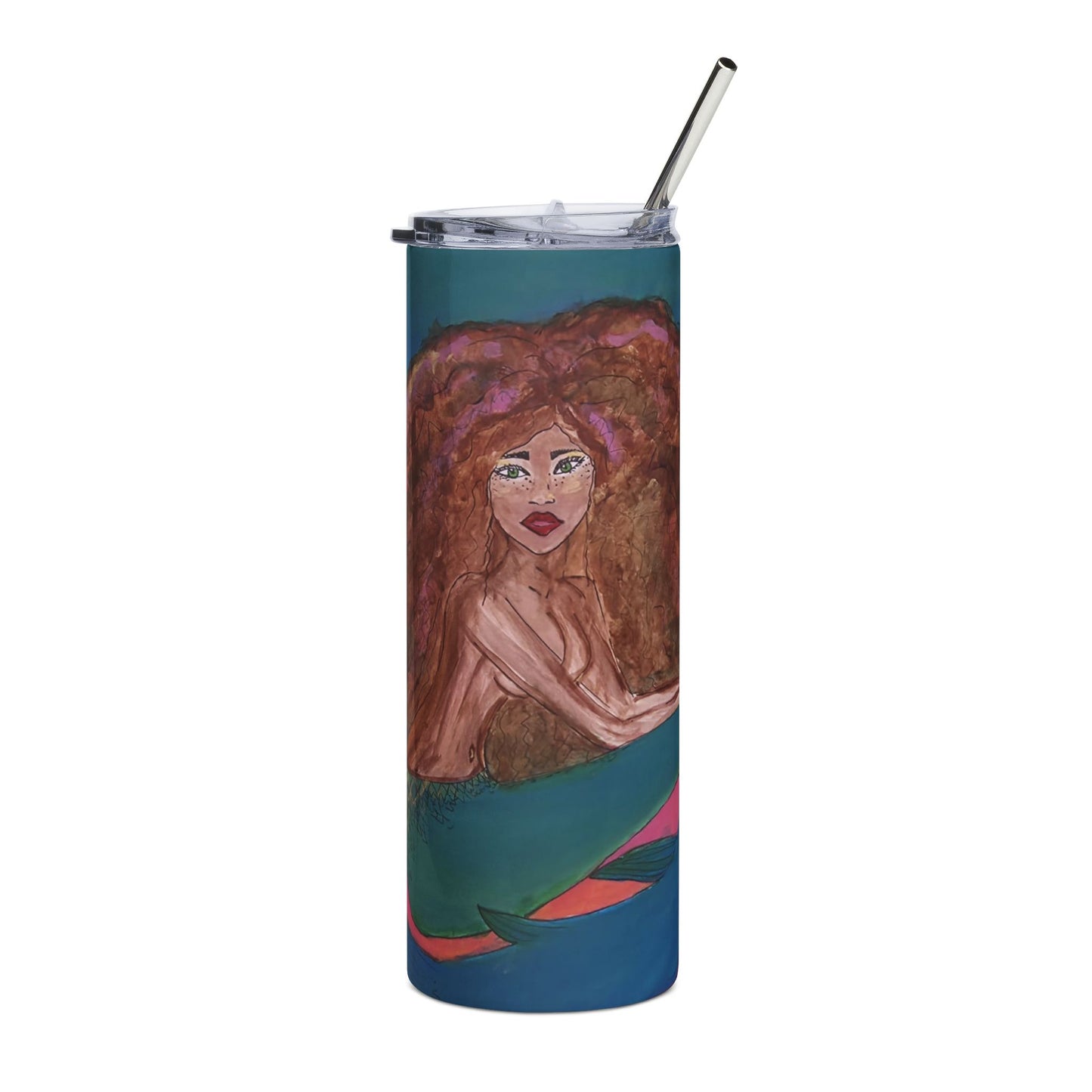 Stainless Ariel Steel Tumbler (20oz)