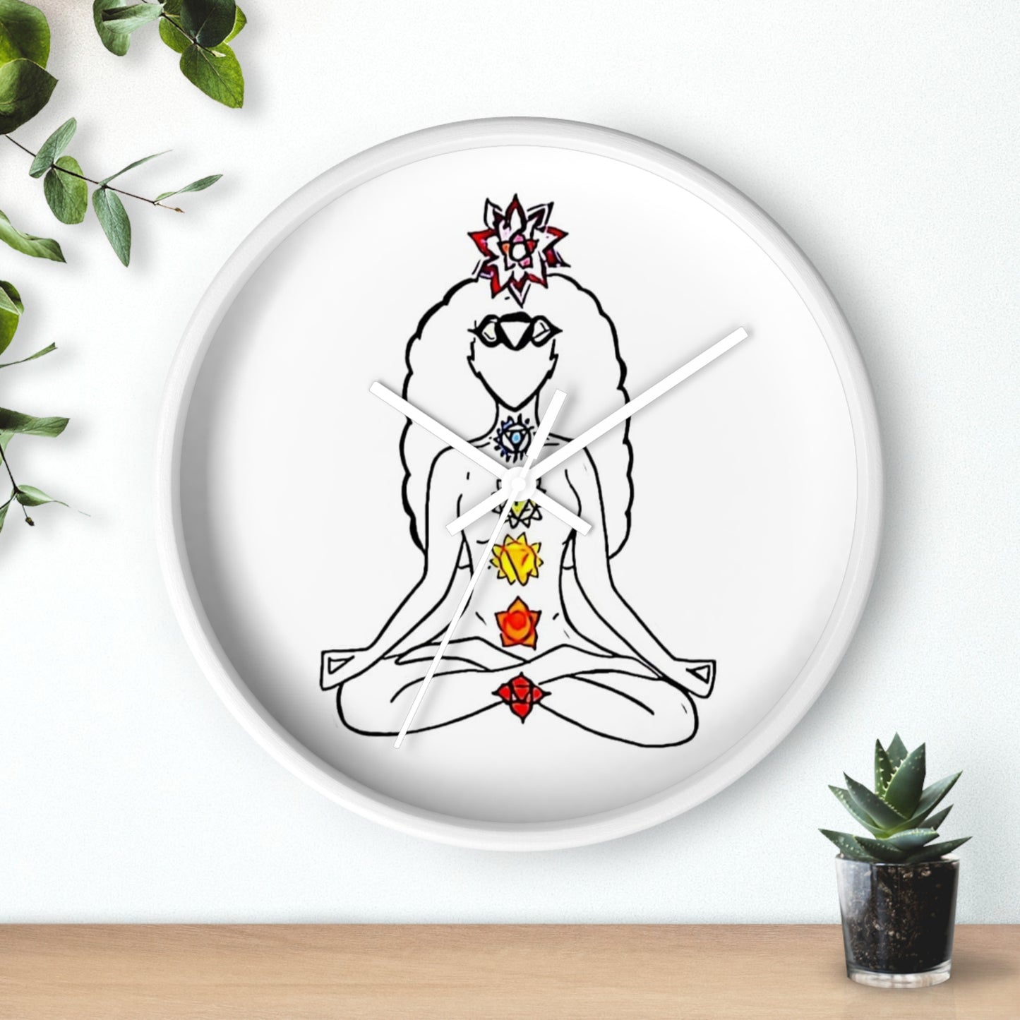 Wall Clock Chakras