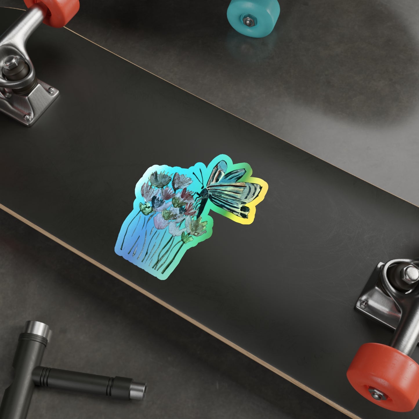 Holographic Butterfly Sticker