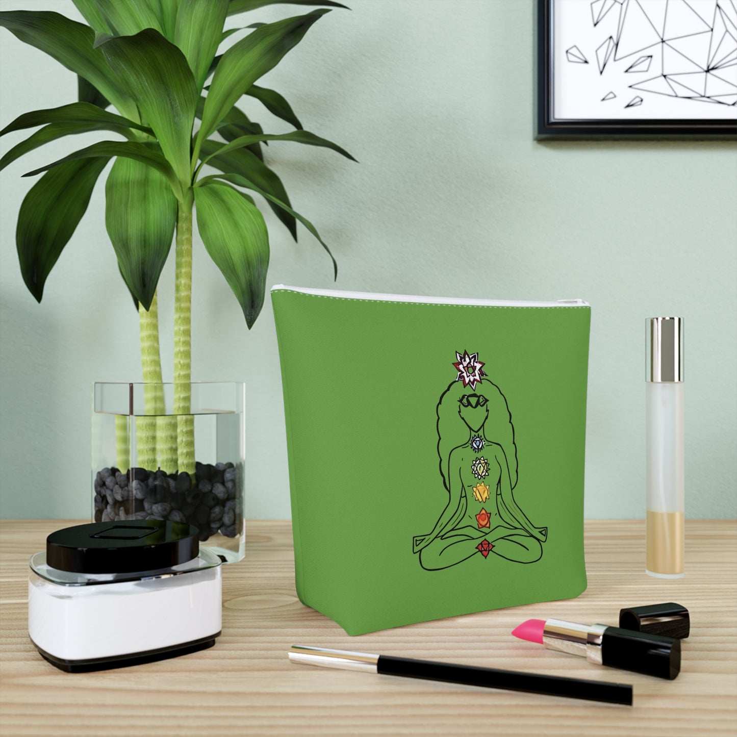 Cosmetic Bag Chakras [Green]