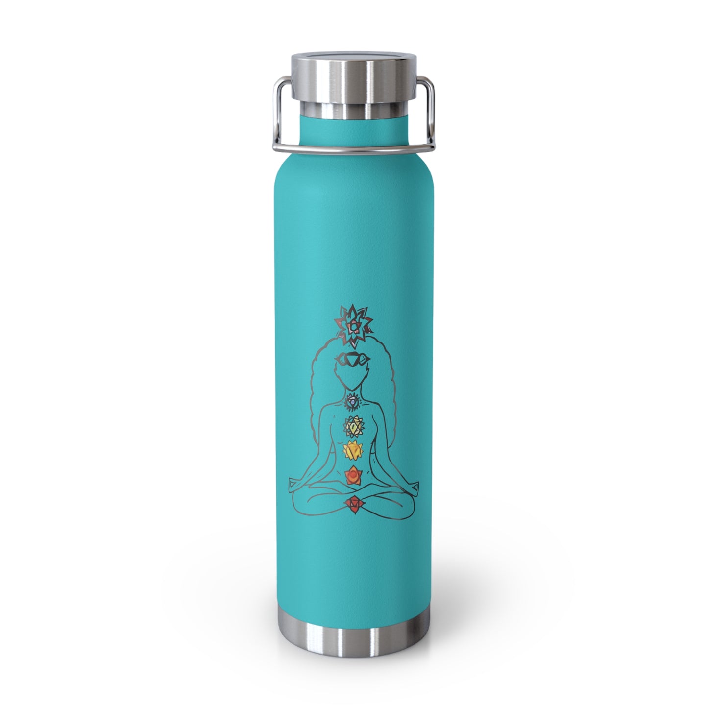 Copper Bottle [22oz] Chakras
