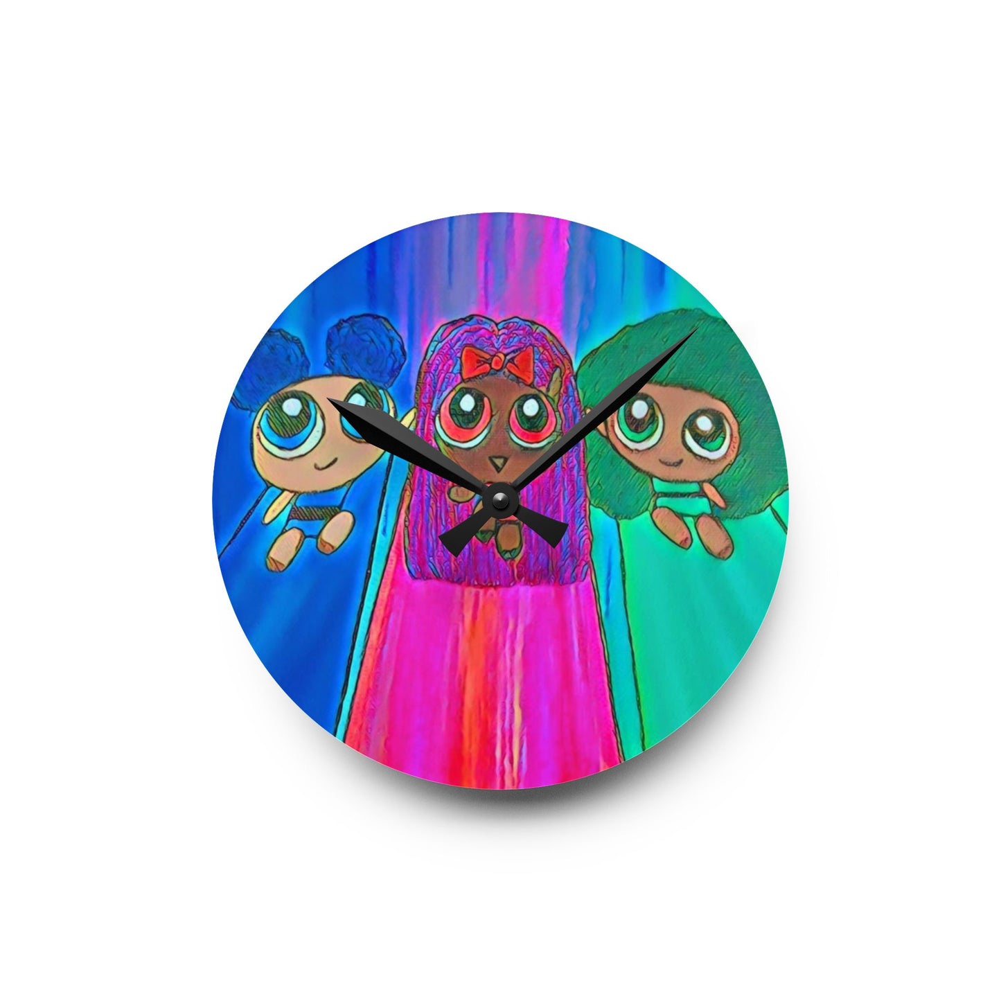 Wall Clock Powerpuff Girls