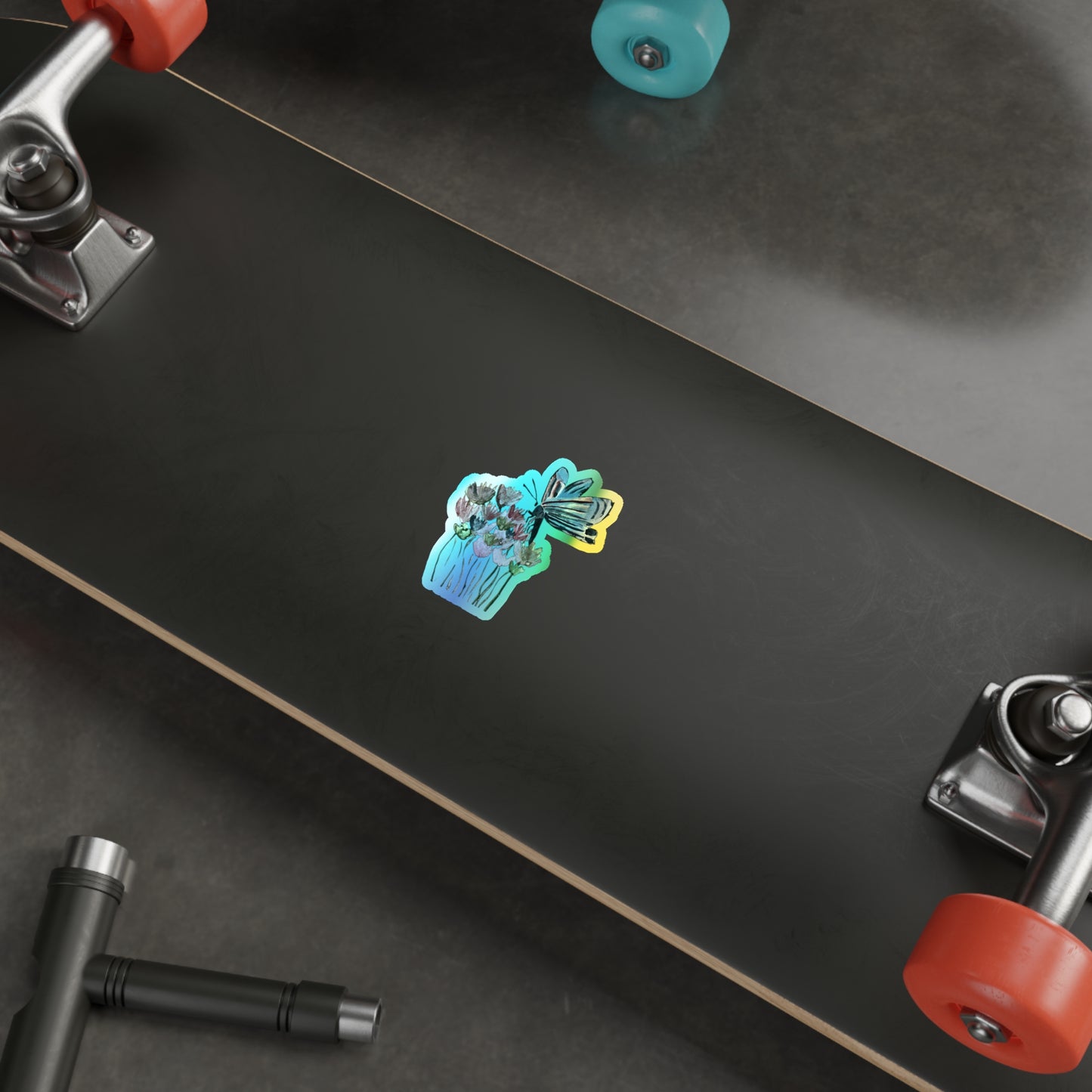 Holographic Butterfly Sticker