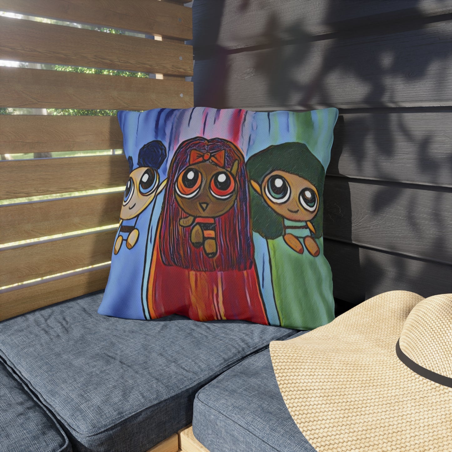 Outdoor Pillows Powerpuff Girls