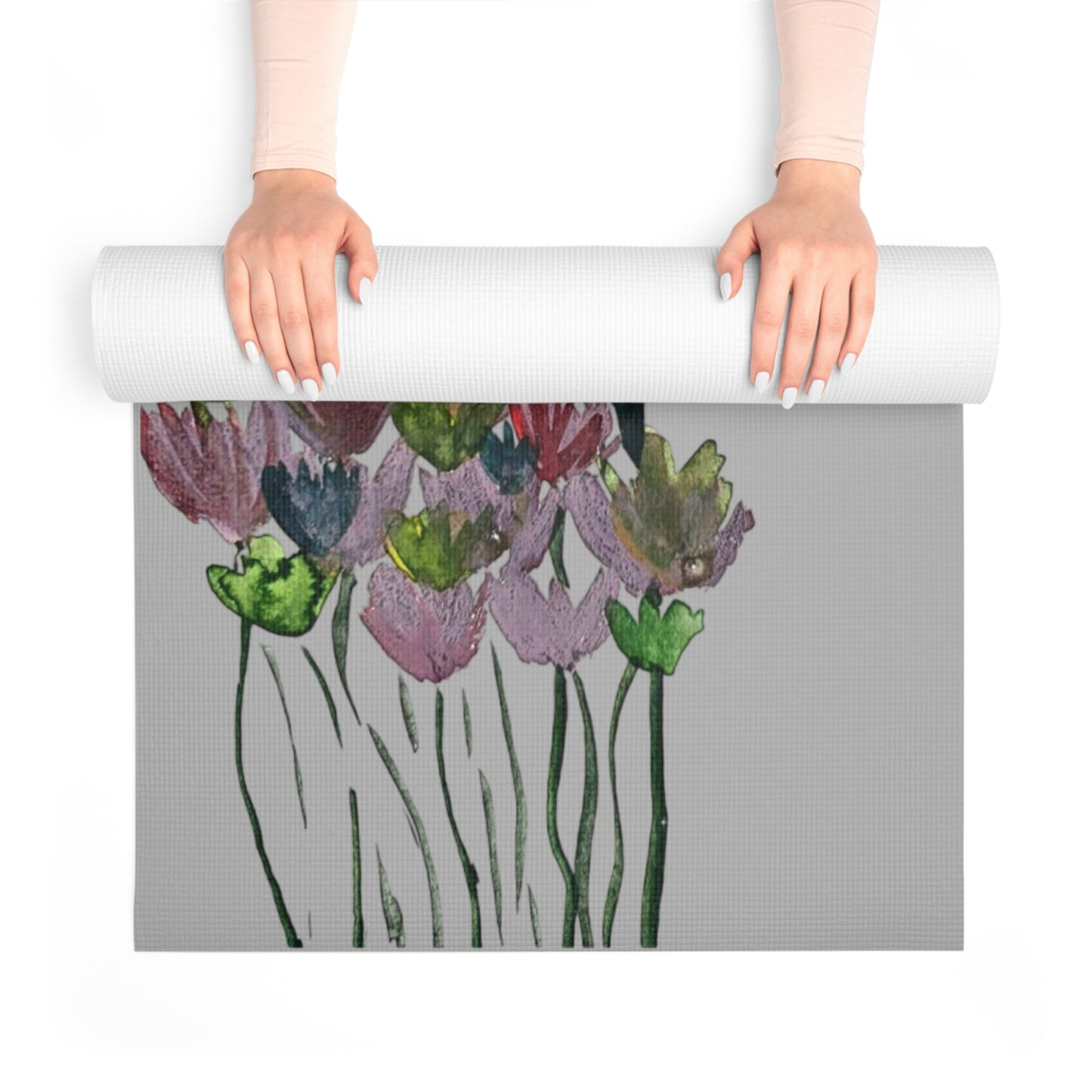 Yoga Mat Butterfly [Grey]