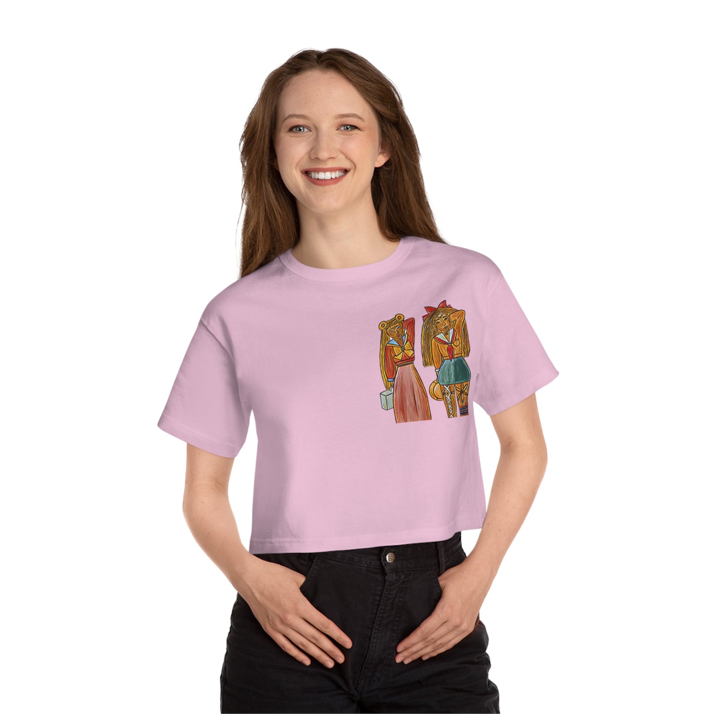Champion Sailor Moon & Sailor Venus Croptop